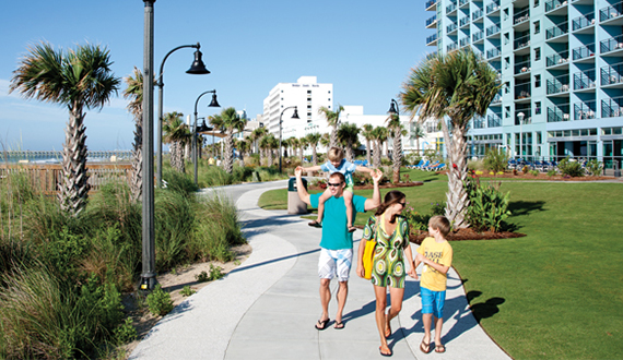 Take a break from the water and stroll along Myrtle Beach’s Oceanfront Boardwalk. A brand new feature of Myrtle Beach, the Boardwalk hosts some of the city’s favorite festivals and events.