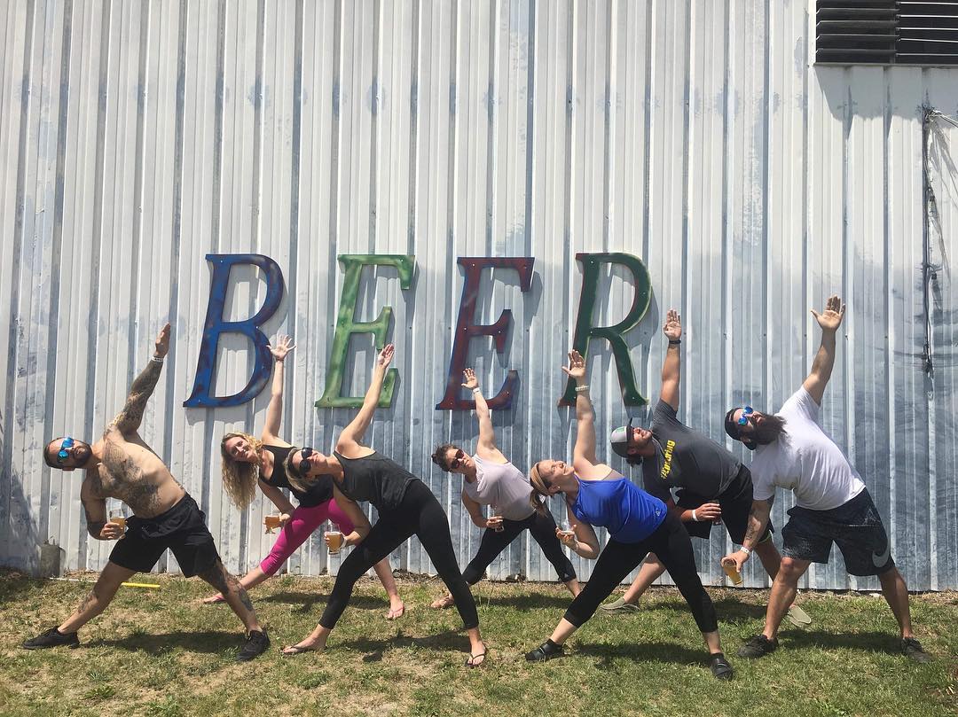 Beer Yoga