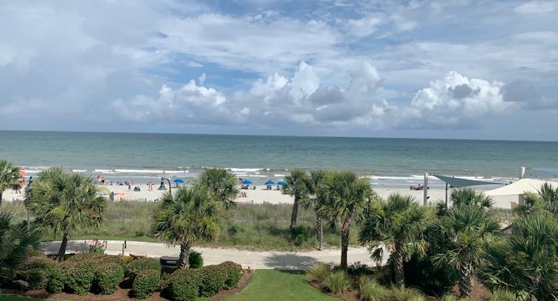 Aerial View of the Beach by Bay View Resort