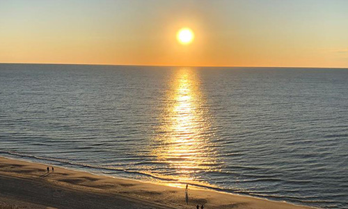 Sunset over the Ocean