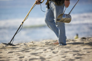 Searching on Beach