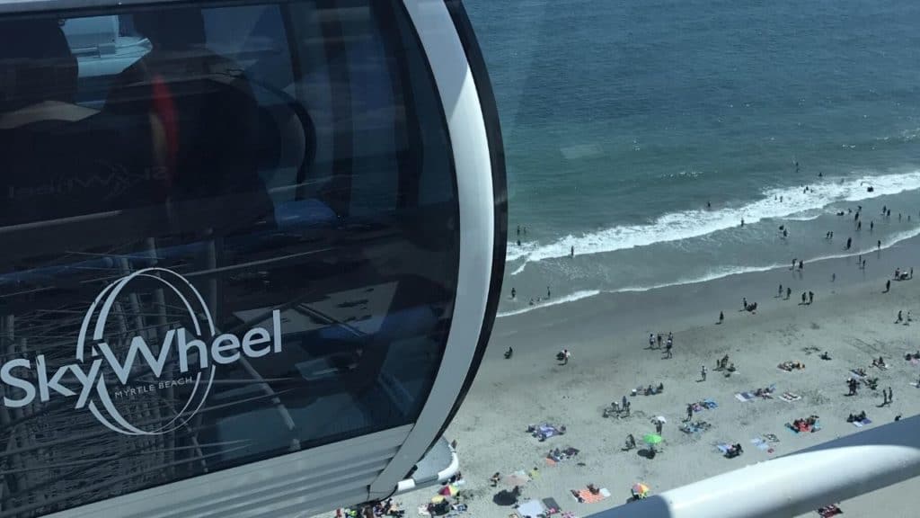 View from the Skywheel Myrtle Beach