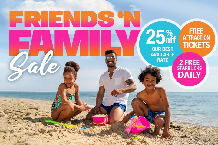 Friends & Family Sale - 25% Off + 2 Free Starbucks Daily