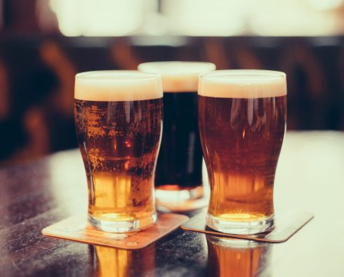 beers on a table beers on a table
