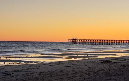 Beach View at Sunrise