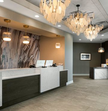 Bay View on the Boardwalk Check-in lobby