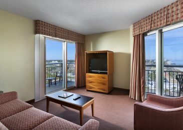 Bay View Ocean View Condo Living Room