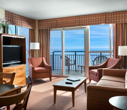 Bay View Oceanfront 3 Bedroom Condo Living Room